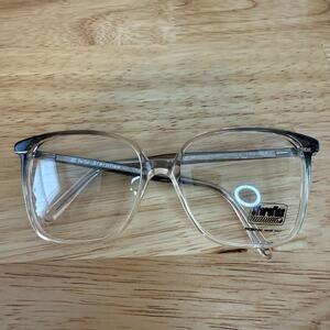 Steroflex Ben DLIA Eyeglass Frames Italy 140 Clear Gray Retro Vintage Glasses